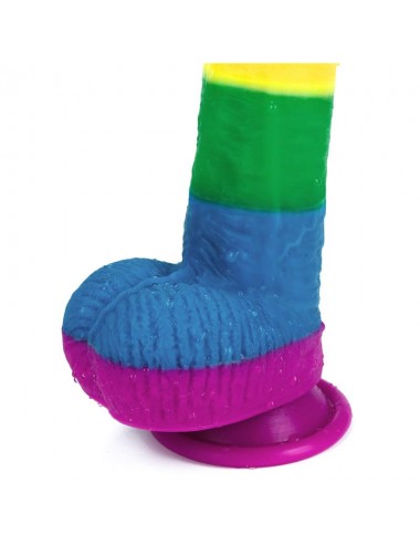 Dildo Prider 9 Silicona Liquida LGBT