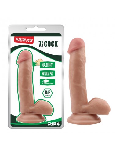 Dildo Dual Density Fashion Dude 71 Natural
