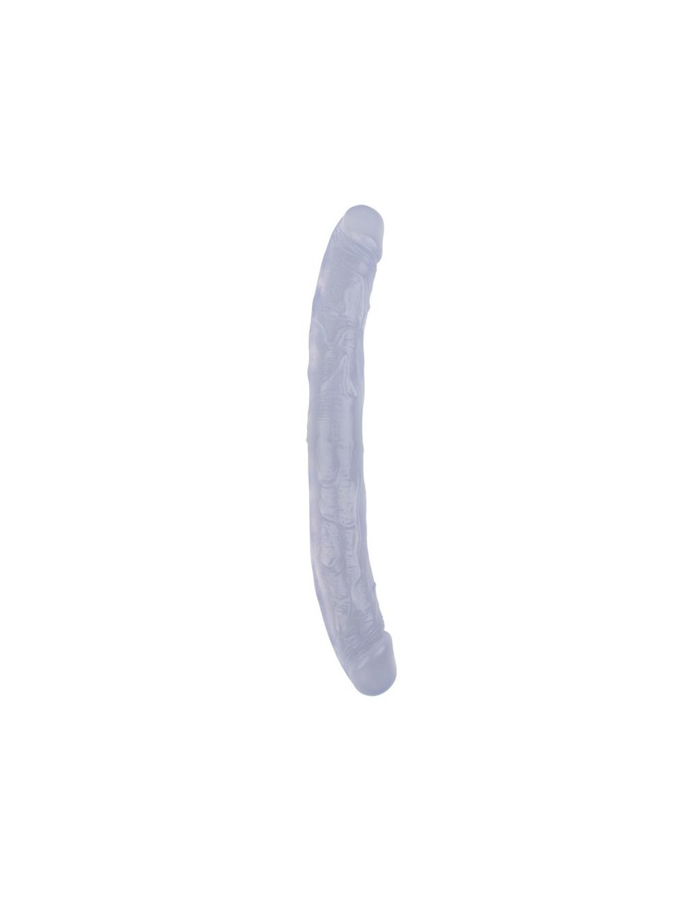 Dildo Doble Hi Rubber 128 Transparente