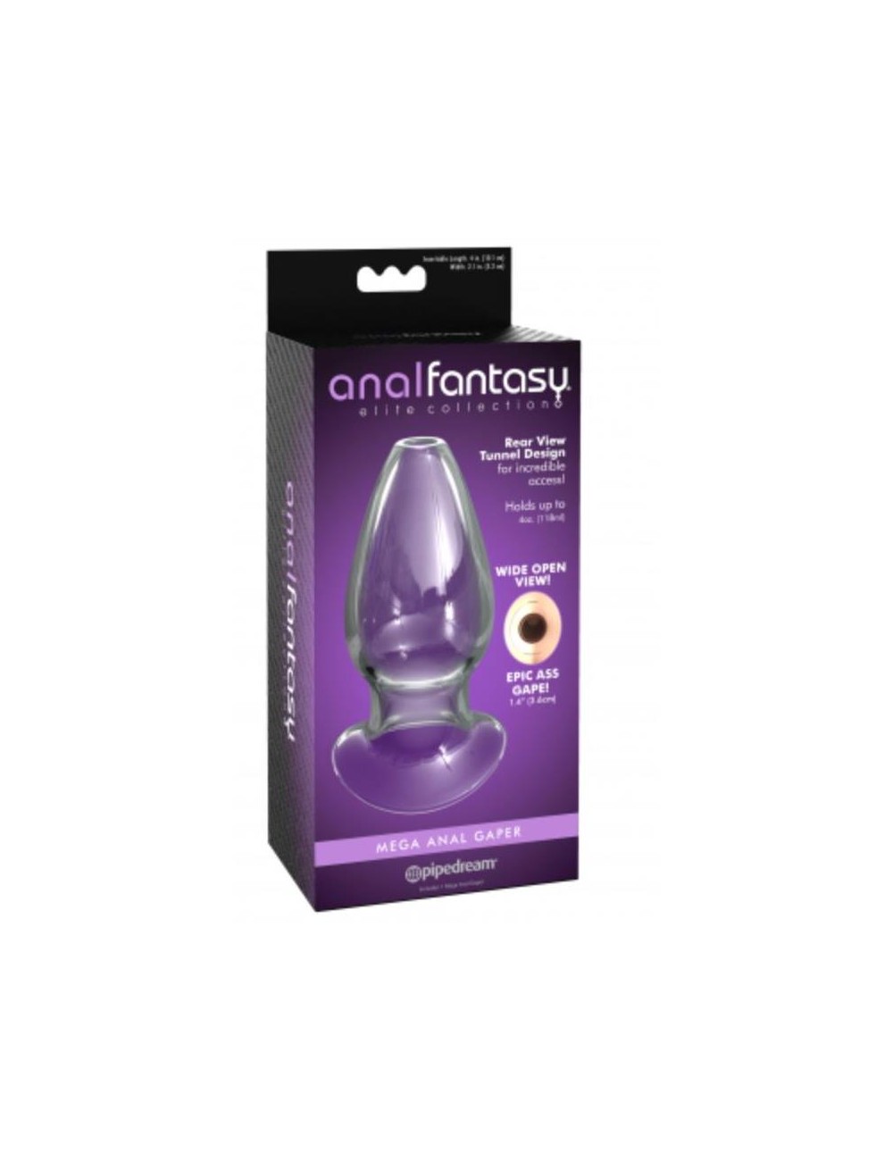 Plug Anal Mega Anal Gaper Transparente