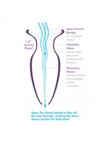 Plug Anal Mega Anal Gaper Transparente