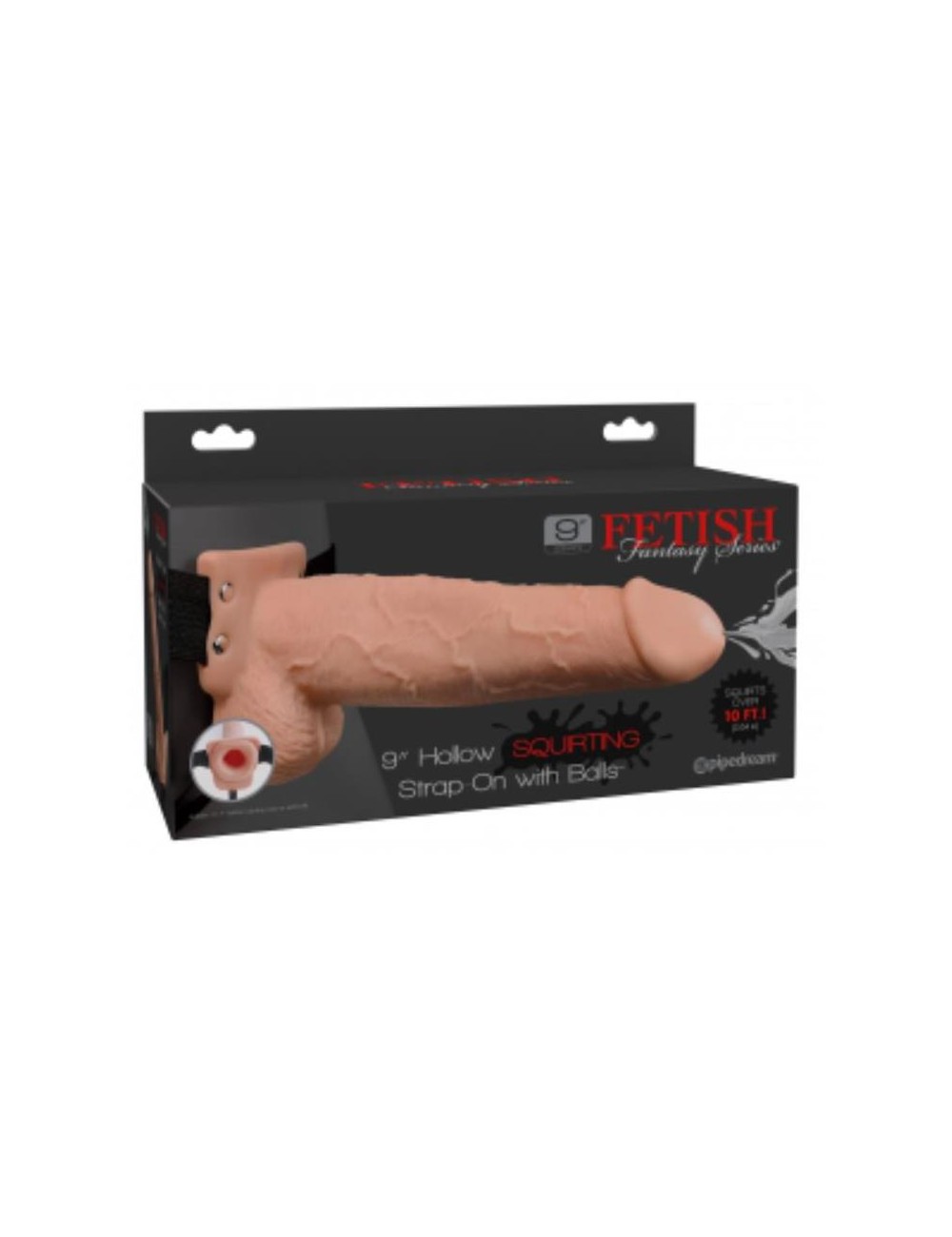 Arnes Elastico con Dildo Hueco 9 Funcion Squirting Natural