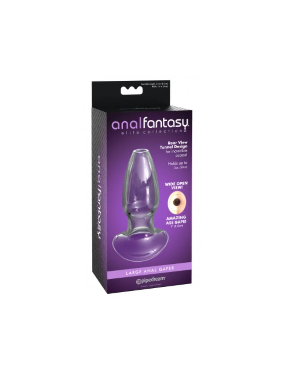 Plug Anal Gaper Grande Transparente
