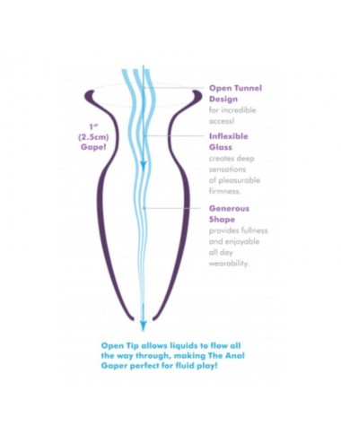 Plug Anal Gaper Grande Transparente