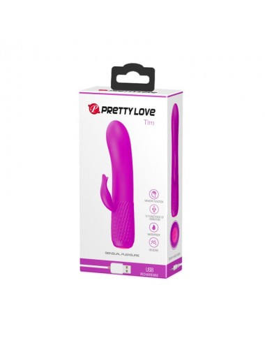 Vibrador Tim USB Silicona Purpura