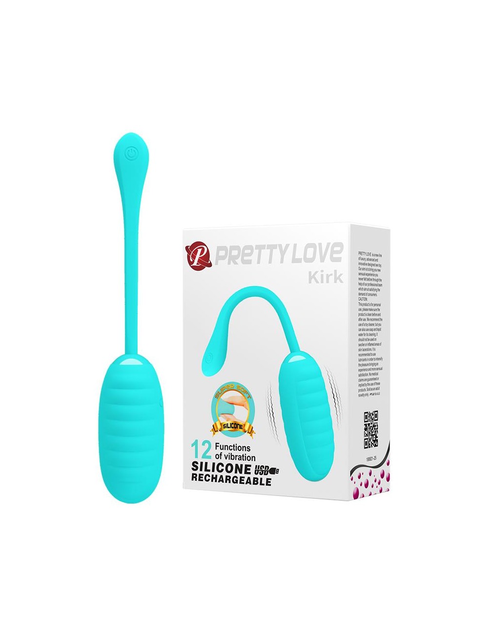 Huevo Vibrador Kirk Silicona USB