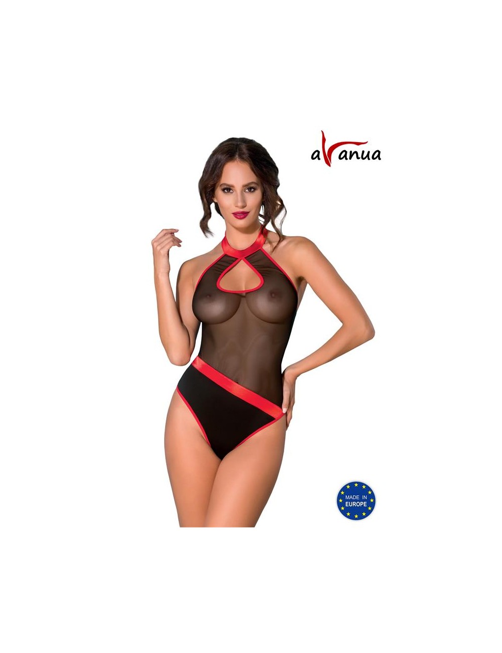 CYRA Body Negro Rojo