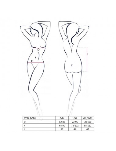CYRA Body Negro Rojo