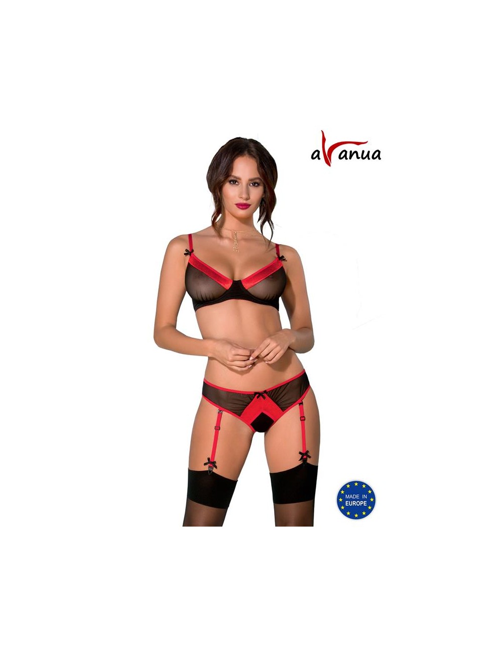 CYRA Set Negro Rojo