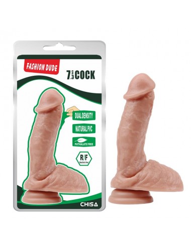 Dildo Dual Density Fashion Dude 73 Natural