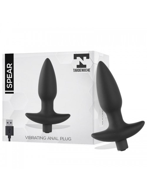 Spear Plug Anal con Vibracion USB Silicona
