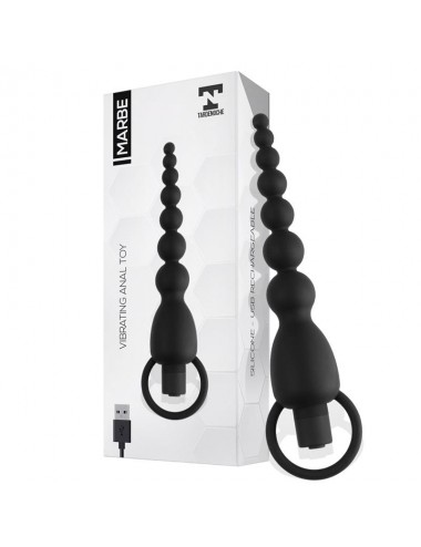 Marbe Cadena Anal con Vibracion USB Silicona