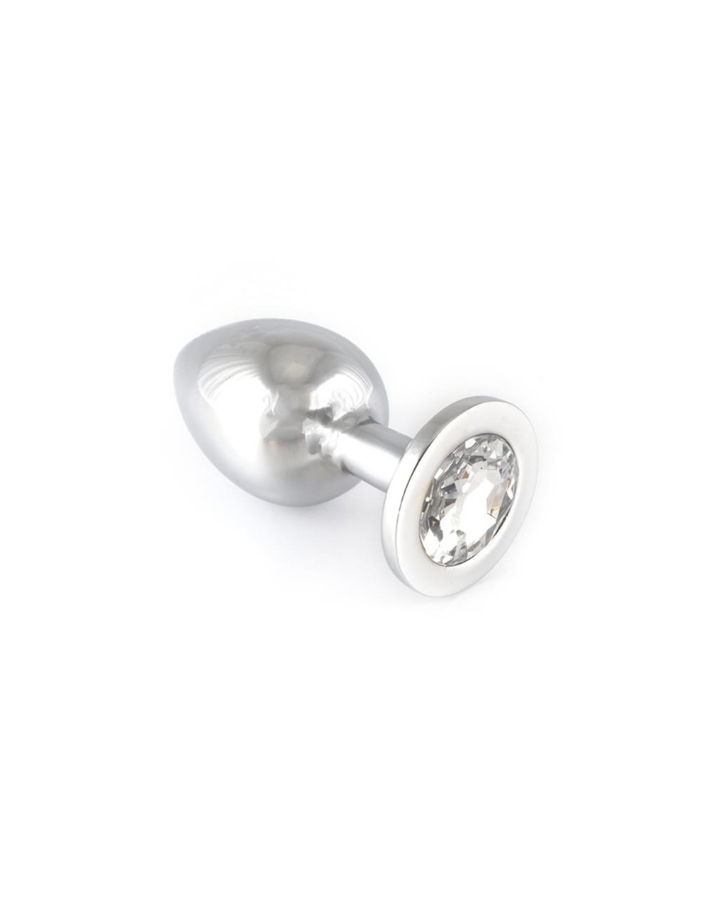 Plug Anal Acero Inoxidable Transparente