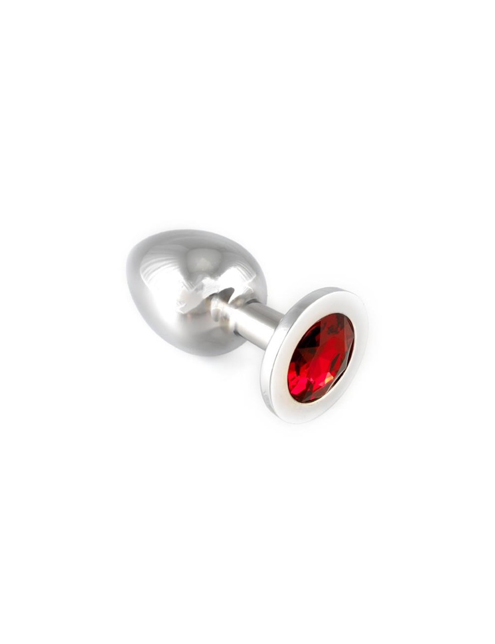 Plug Anal Acero Inoxidable Rojo