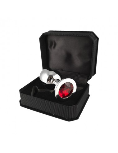 Plug Anal Acero Inoxidable Rojo