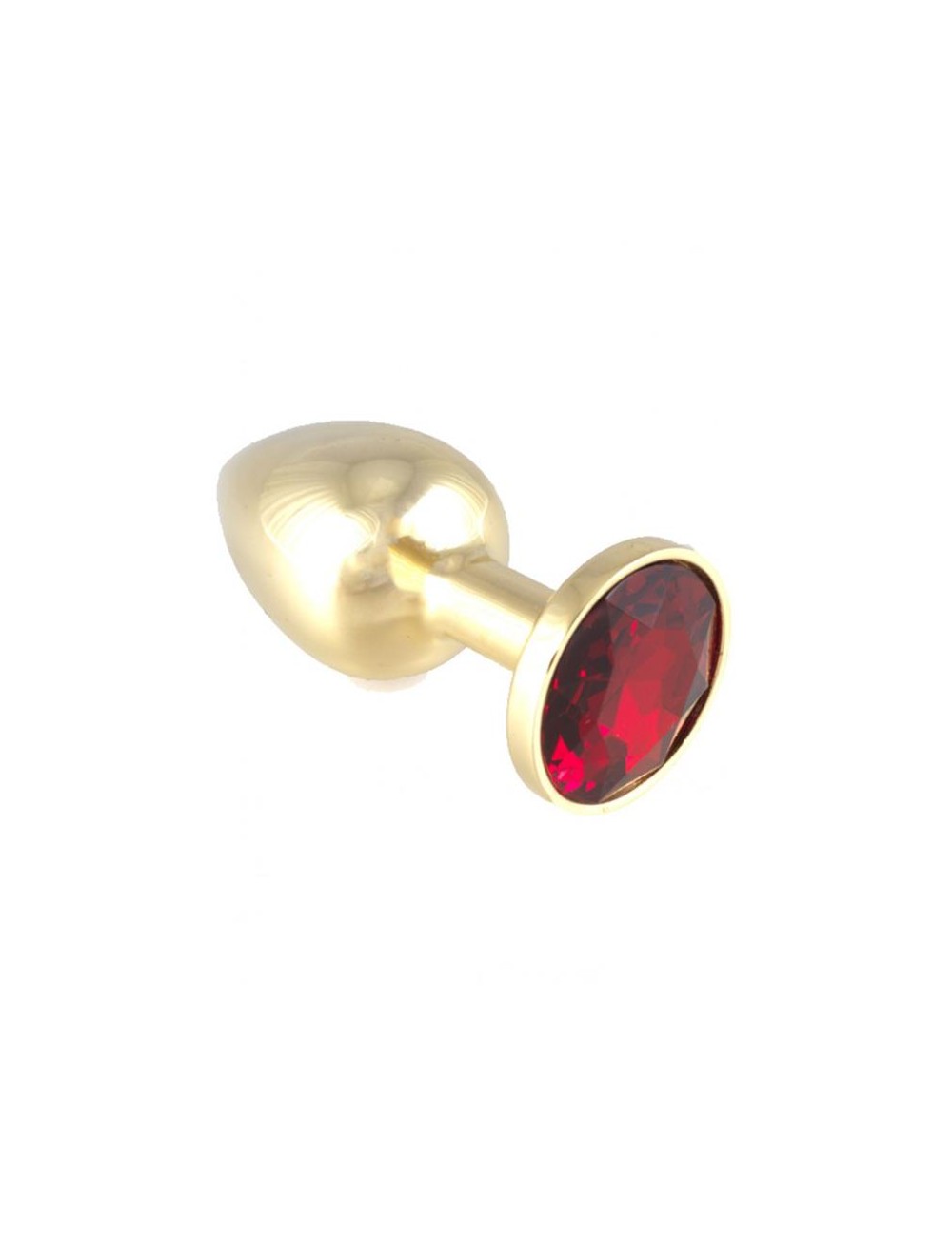 Plug Anal Acero Inoxidable Dorado Rojo