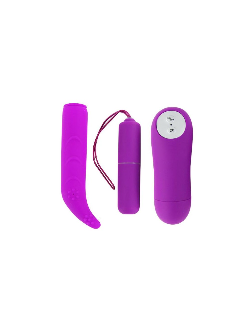 Bala Vibradora Magic x20 Purpura