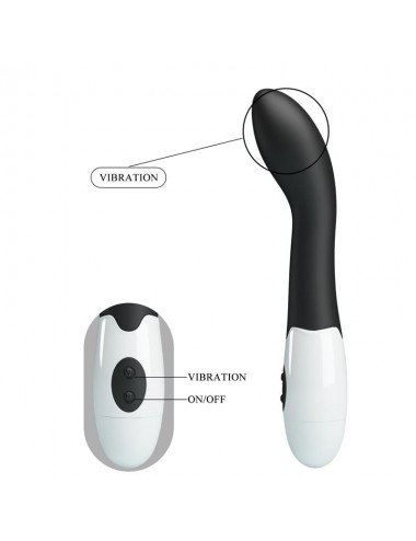 Vibrador Bishop 30 funciones Negro