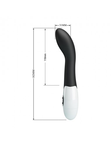 Vibrador Bishop 30 funciones Negro