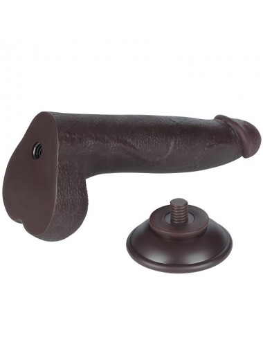 Dildo Dual Layer Piel Deslizante Retractil 85