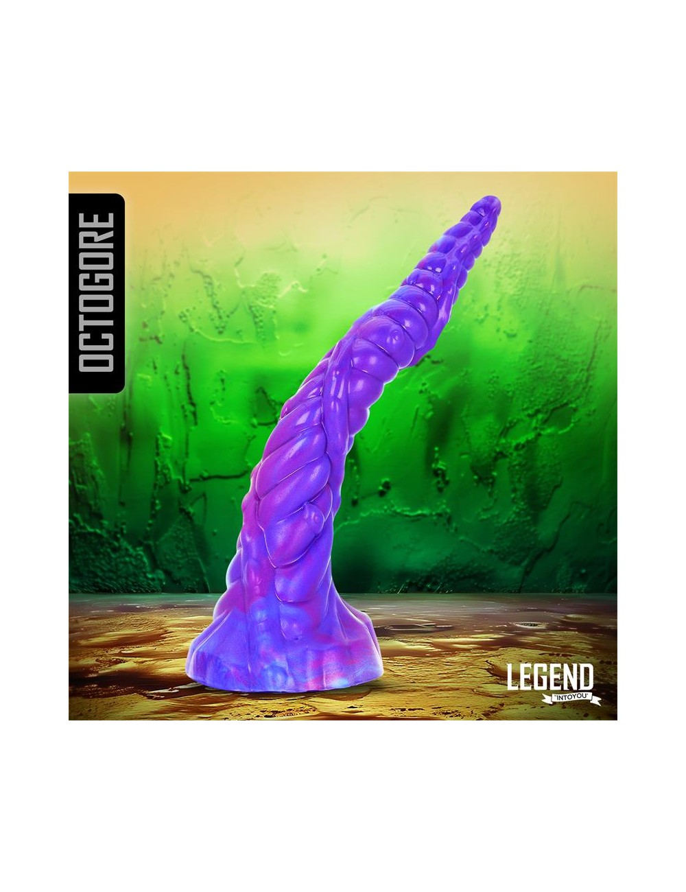 Octogore Dildo Unicornio Silicona Liquida 28 cm