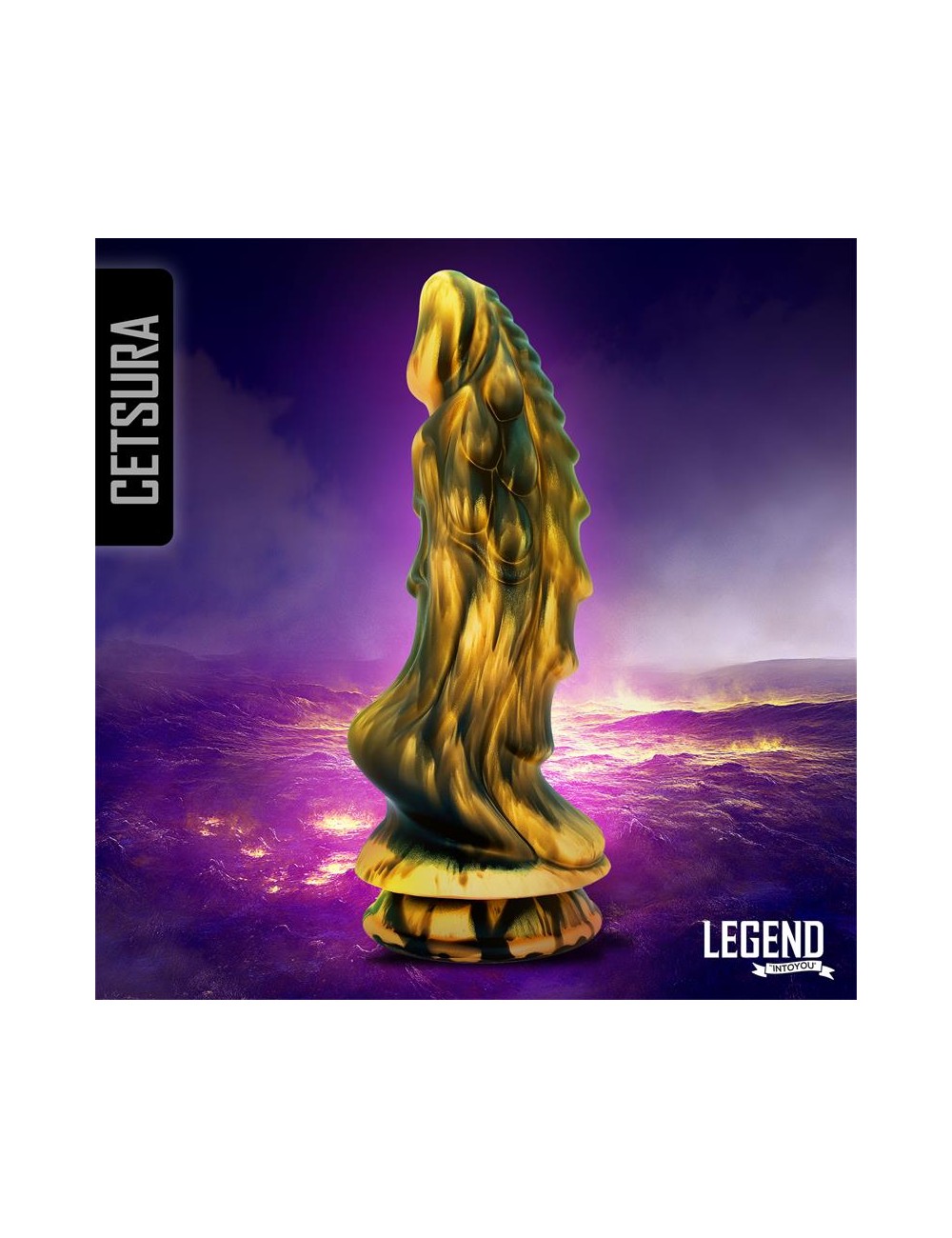 Cetsura Dildo Dragon Silicona Liquida 27 cm