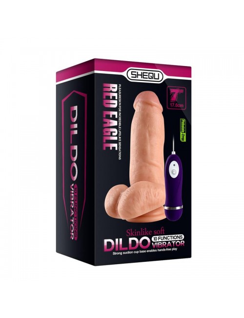 Vibrador Realista Control Remoto Brave Soldier 16 cm