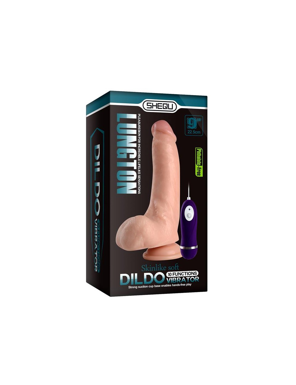 Vibrador Realista Control Remoto Duke Lungton 225 cm