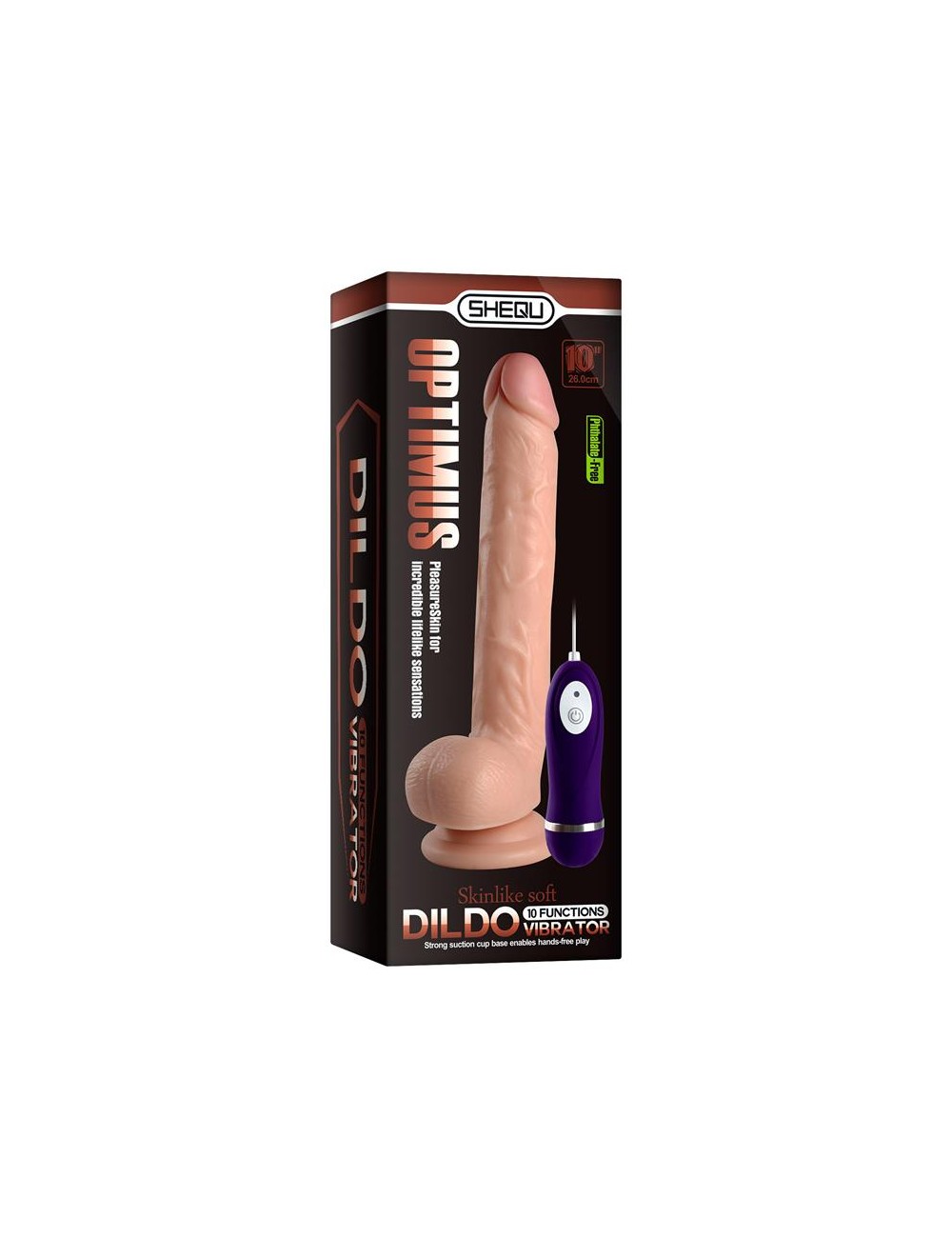 Vibrador Realista Control Remoto Optimus 28 cm