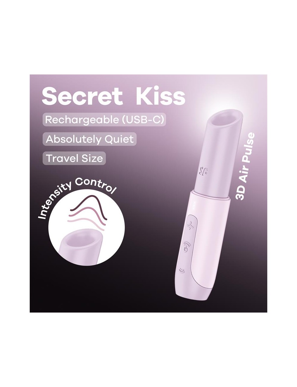 Secret Kiss Air Pulse Vibrator