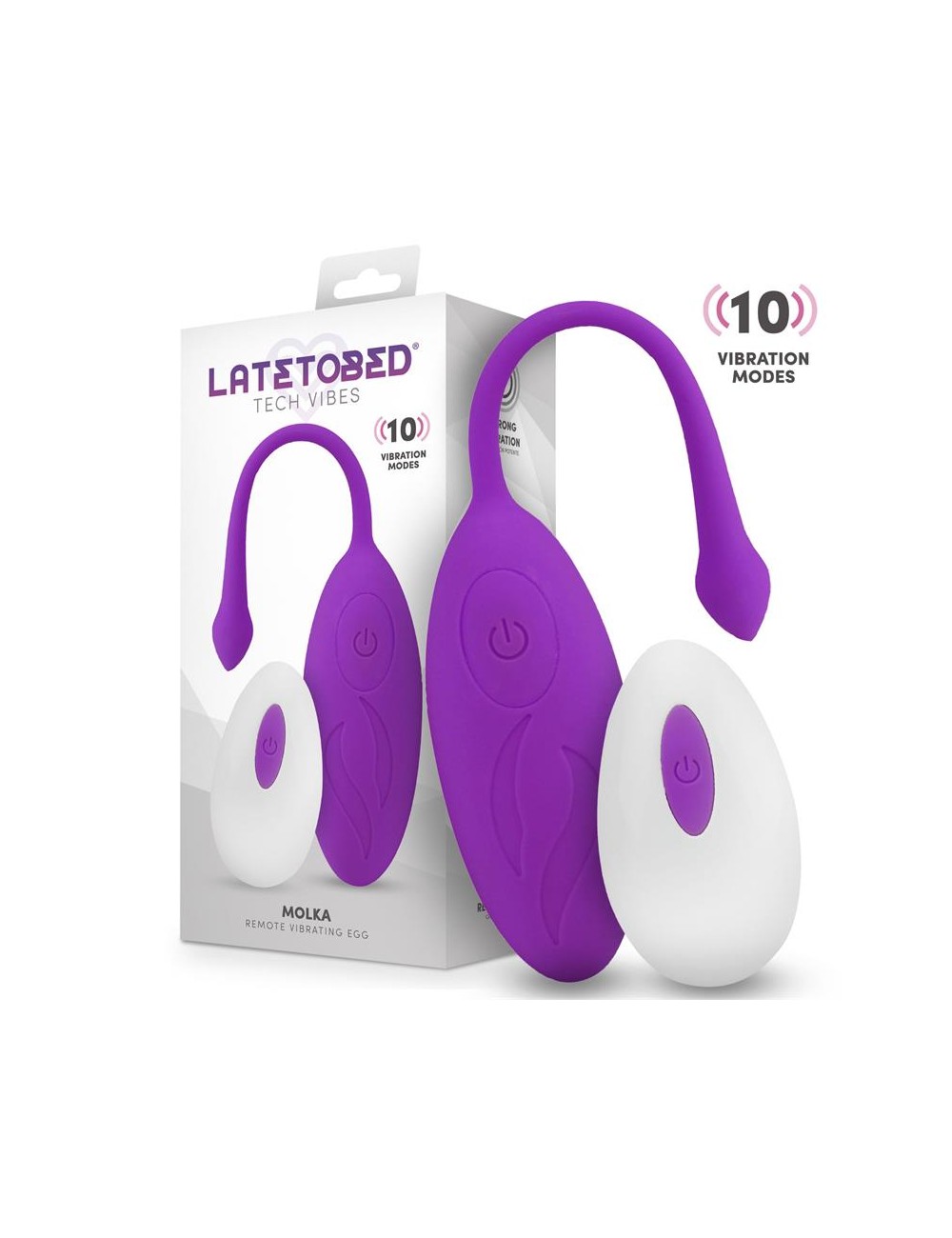 Molka Huevo Vibrador con Control Remoto