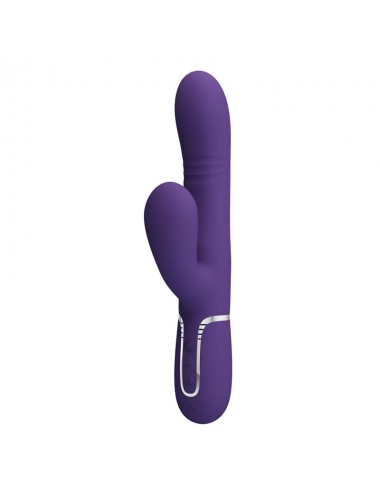 Mariana Vibrador 4 en 1 Silicona Morado