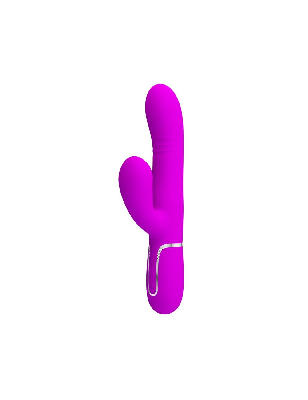 Mariana Vibrador 4en1 Silicona Fucsia