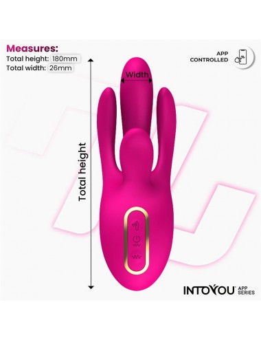 Derek Vibrador con Movimiento Finger 3 Motores y APP