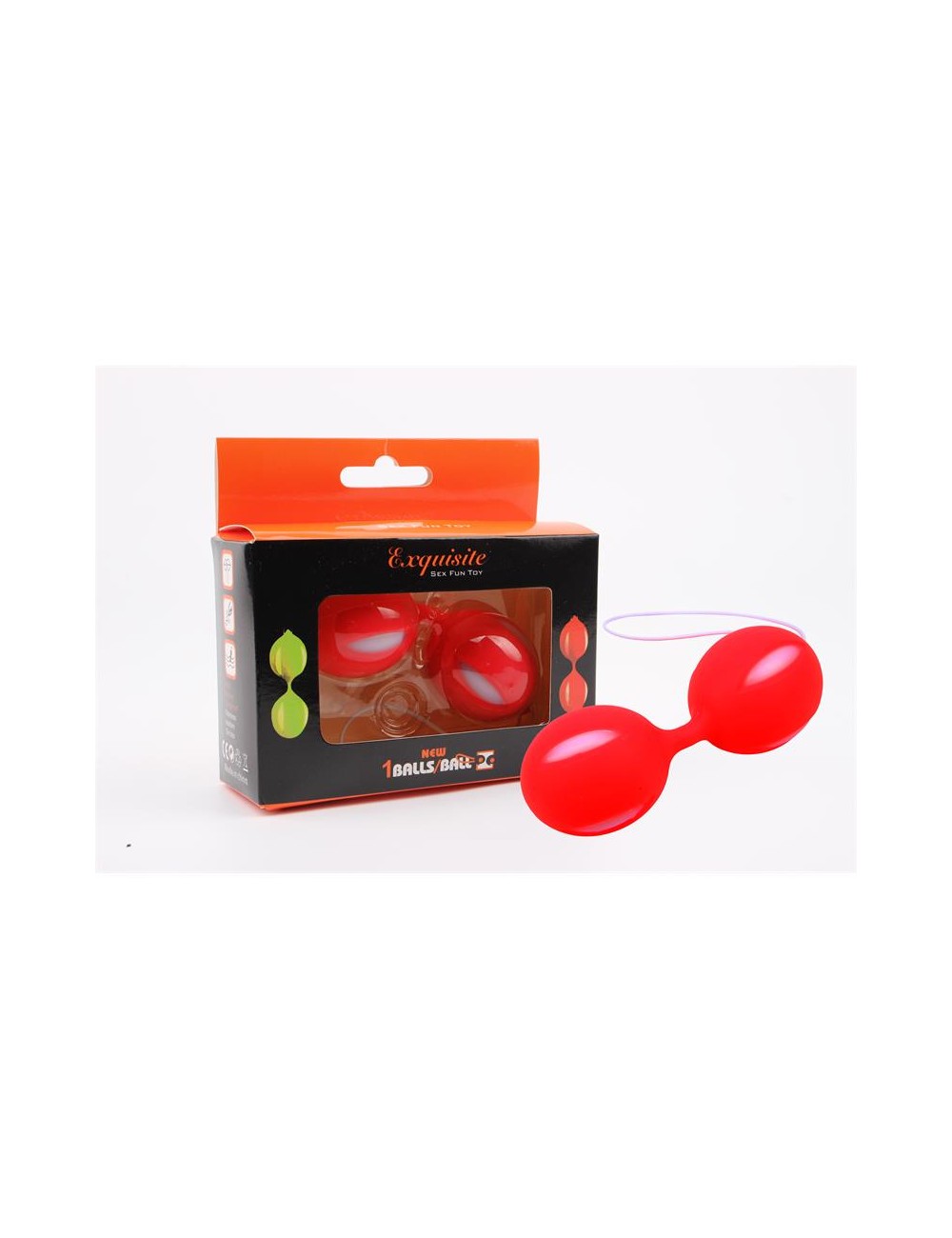 Bolas Ben Wa 103 cm Rojo