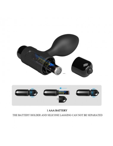 Plug Anal con Vibracion Silciona