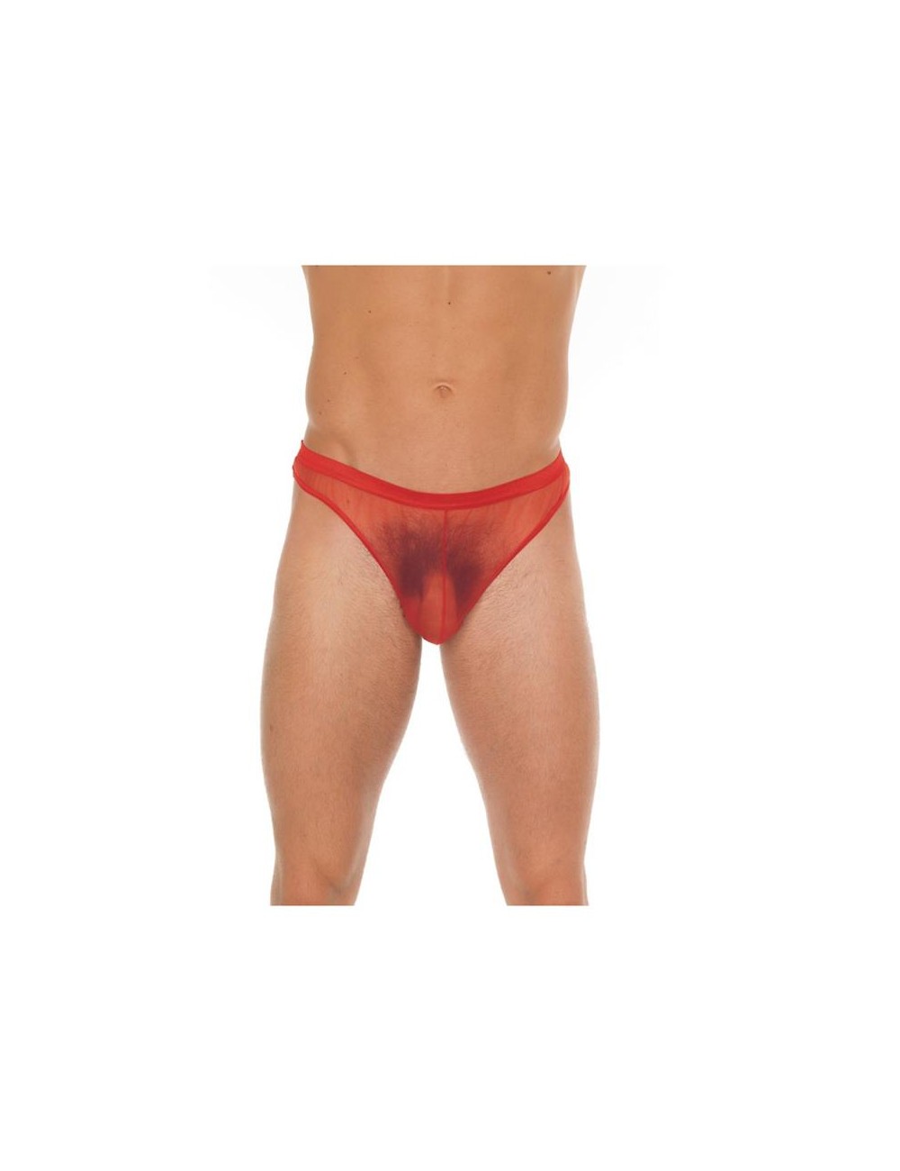 Tanga Rejilla Rojo Talla unica