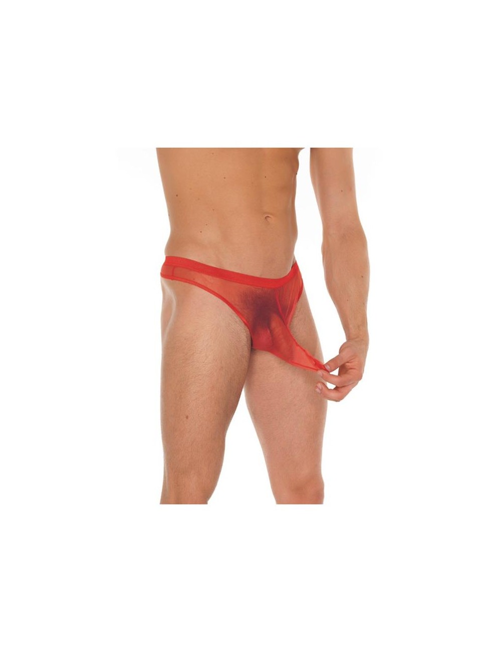Tanga Rejilla Rojo Talla unica