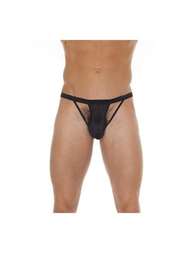 Tanga con Tiras Negro Talla unica