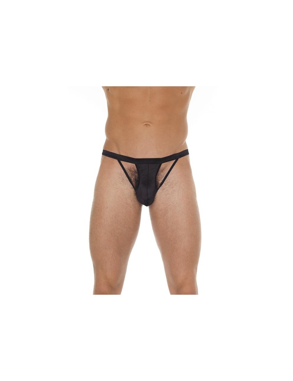 Tanga con Tiras Negro Talla unica