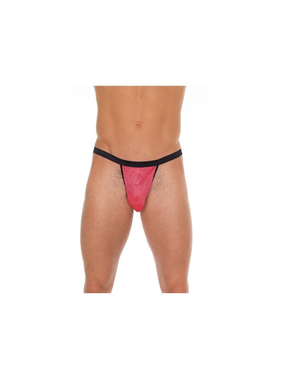 Tanga Rojo y Negro Talla unica