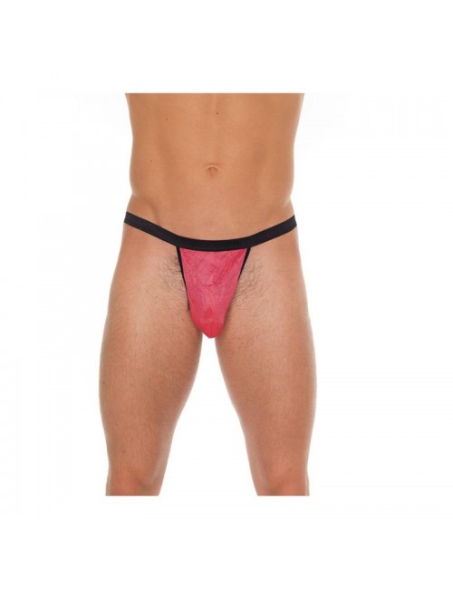 Tanga Rojo y Negro Talla unica