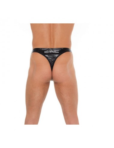 Tanga Negro Brillante Talla unica