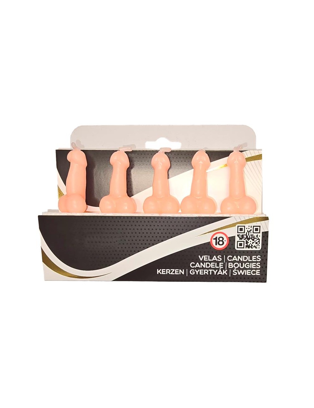 Set de 5 Velas en Forma de Pene