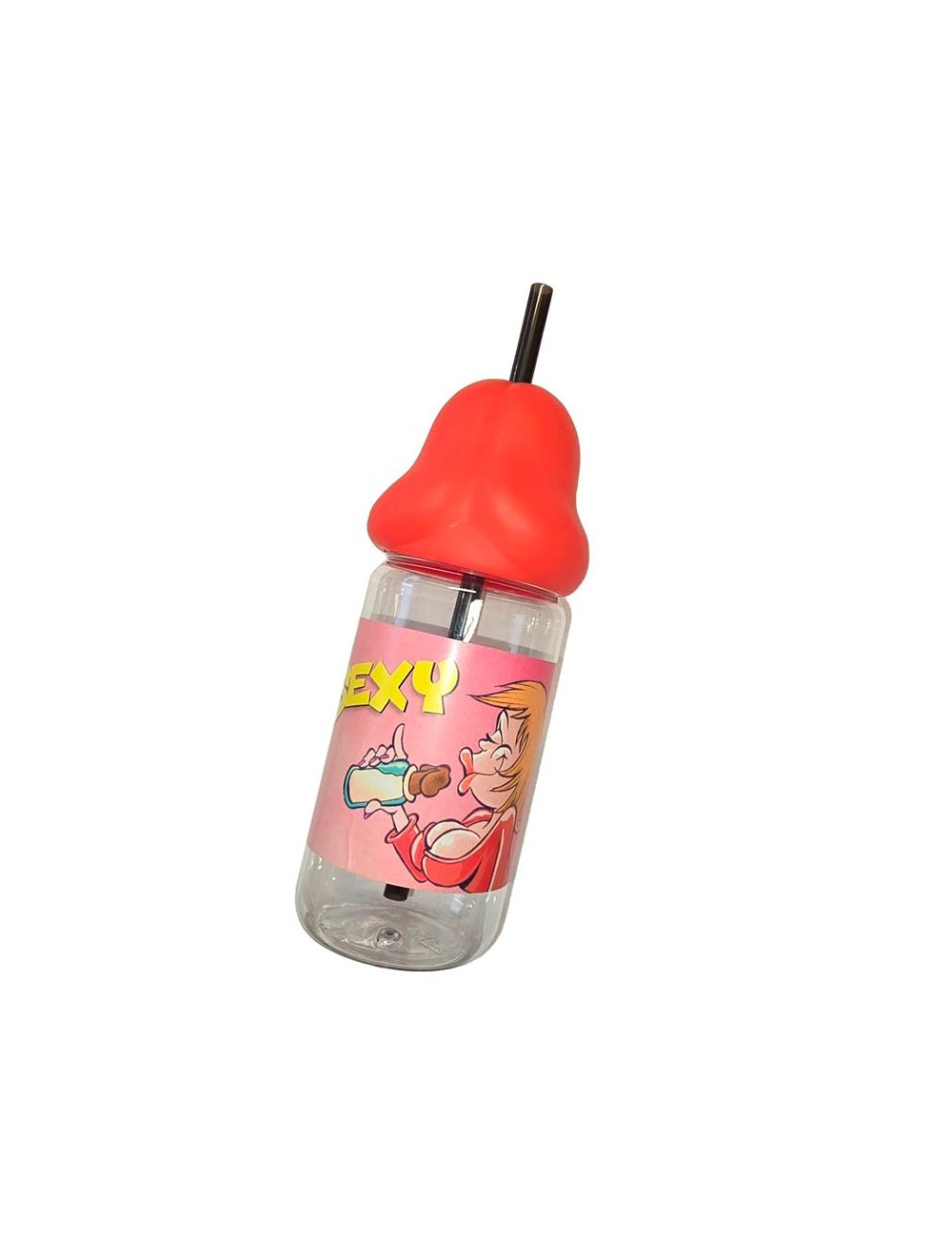 Biberon de Pene Rojo 360ml