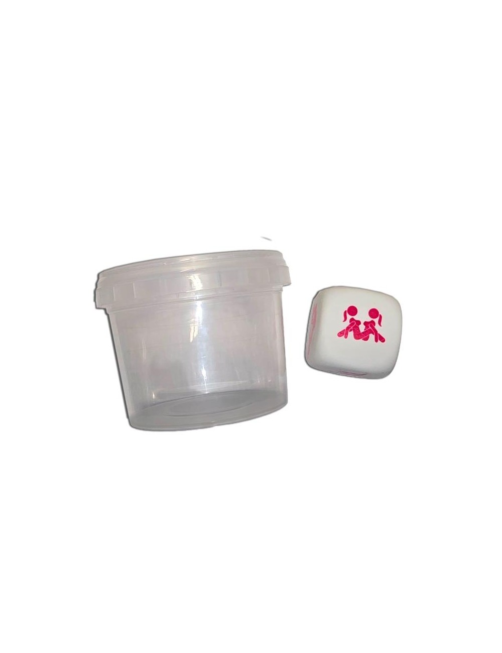 Dado Blanco de Posturas en Bote para Chicas