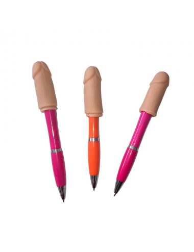 3 Boligrafos con Punta de Pene