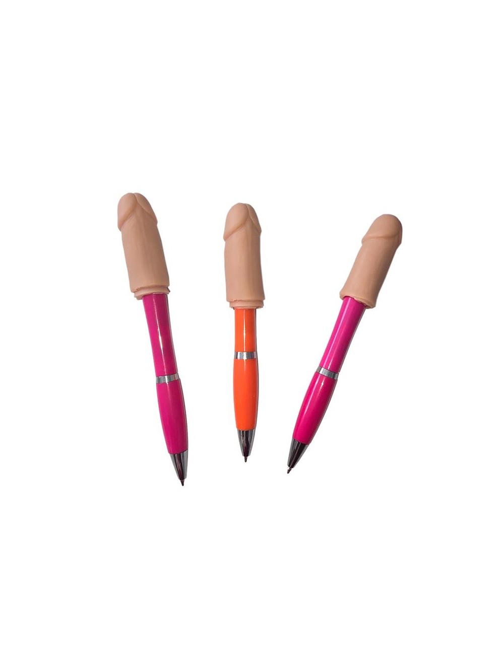 3 Boligrafos con Punta de Pene
