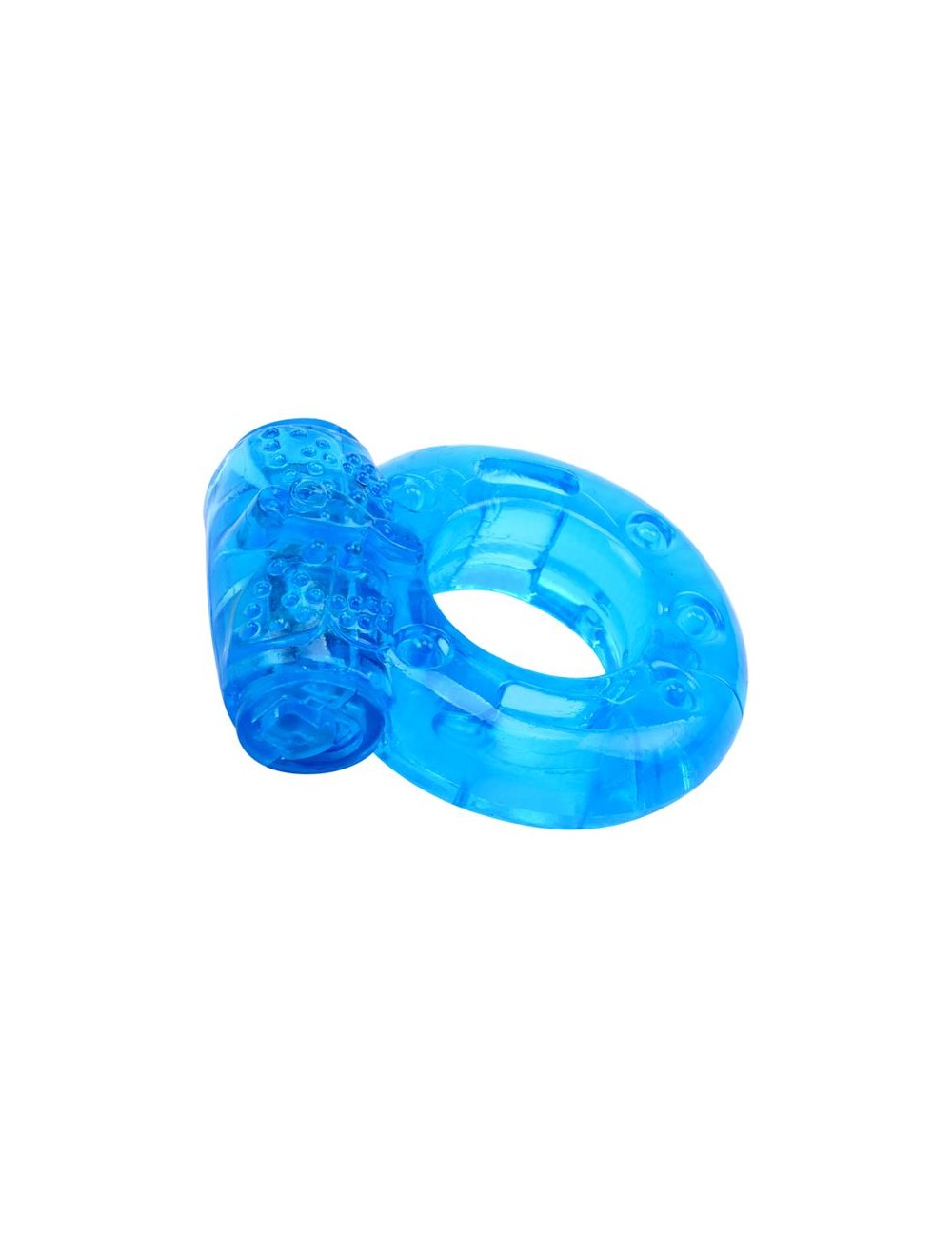 Anillo para el Pene y Vibracion 18 cm Azul