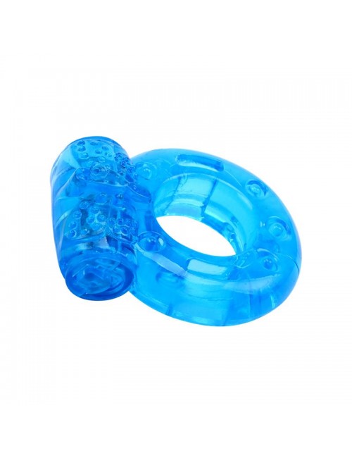 Anillo para el Pene y Vibracion 18 cm Azul